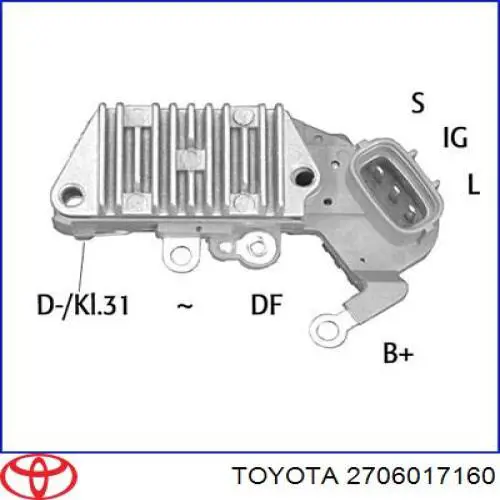 Генератор 270601716084 Toyota