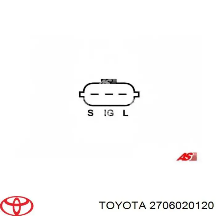 270600A09084 Toyota gerador