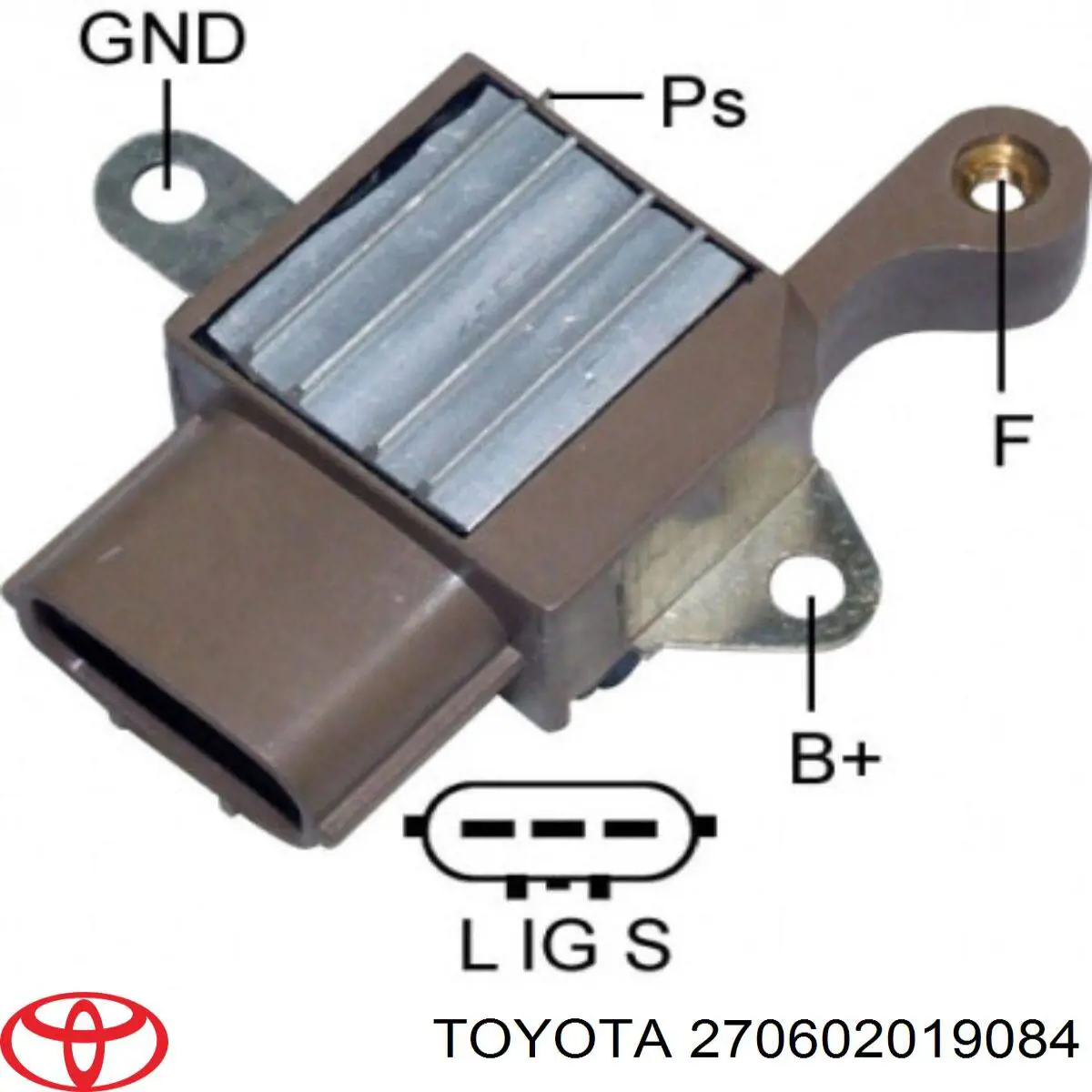 270602019084 Toyota генератор
