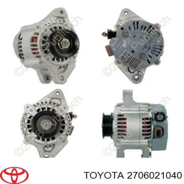 2706021040 Toyota генератор
