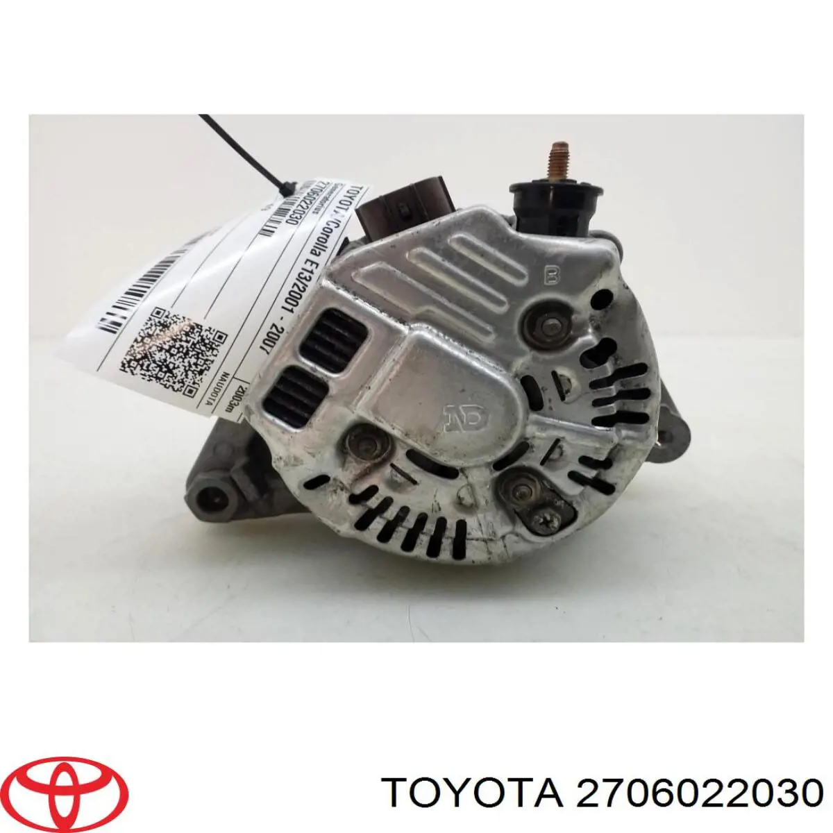 Генератор 2706022030 Toyota