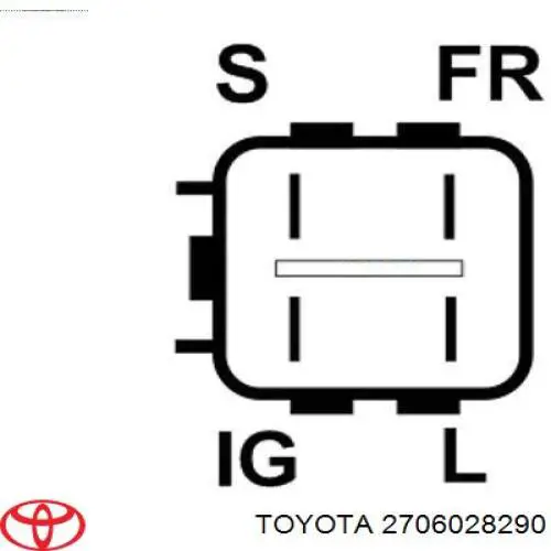 Автомобильный генератор Toyota 2706020300 цена, от 177.10 USD