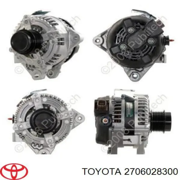 2706028300 Toyota генератор