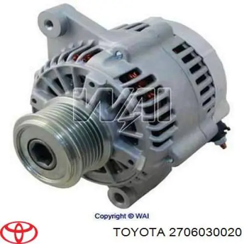 Автомобильный генератор Toyota 2706030020 цена, от 130.04 USD