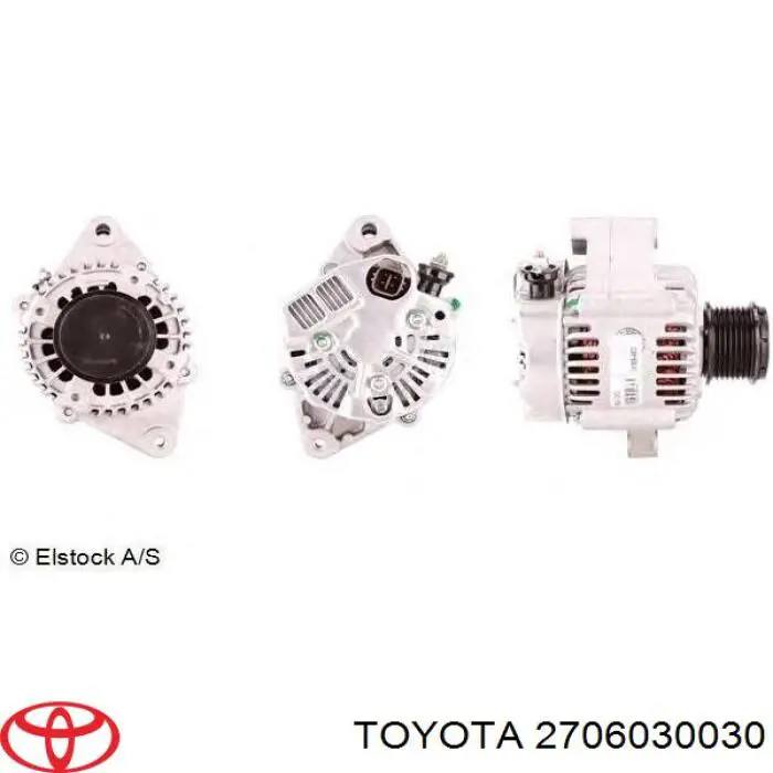 Автомобильный генератор Toyota 2706030030 цена, от 136.61 USD