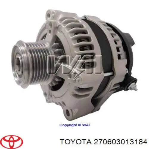 Купить 270603013184 Toyota Генератор