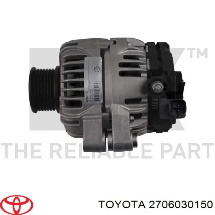 2706030150 Toyota Генератор автомобильный