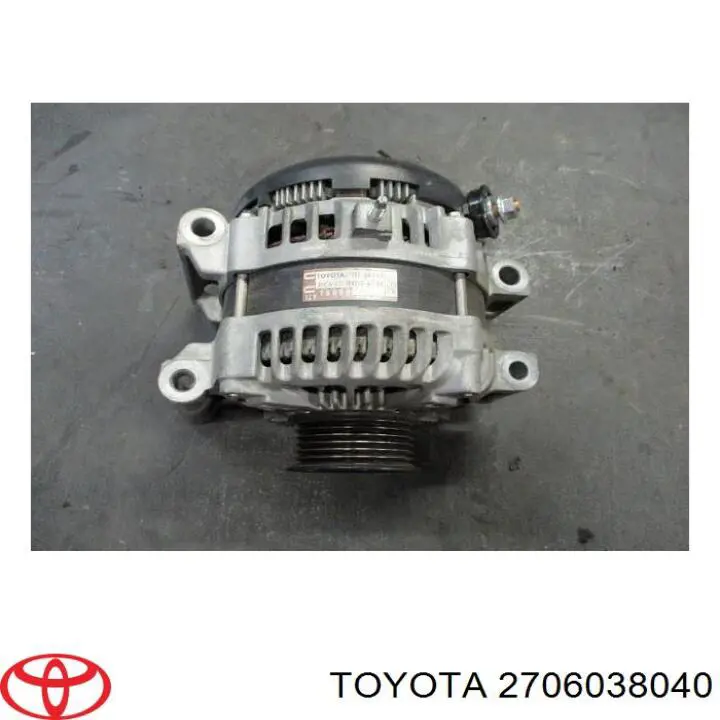 2706038040 Toyota Генератор автомобильный
