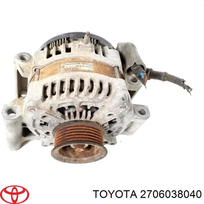 Генератор автомобиля Toyota 2706038040