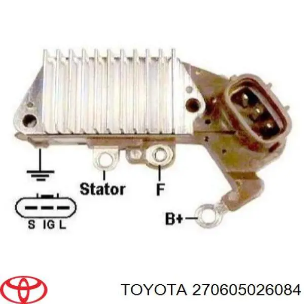 270605026084 Toyota генератор