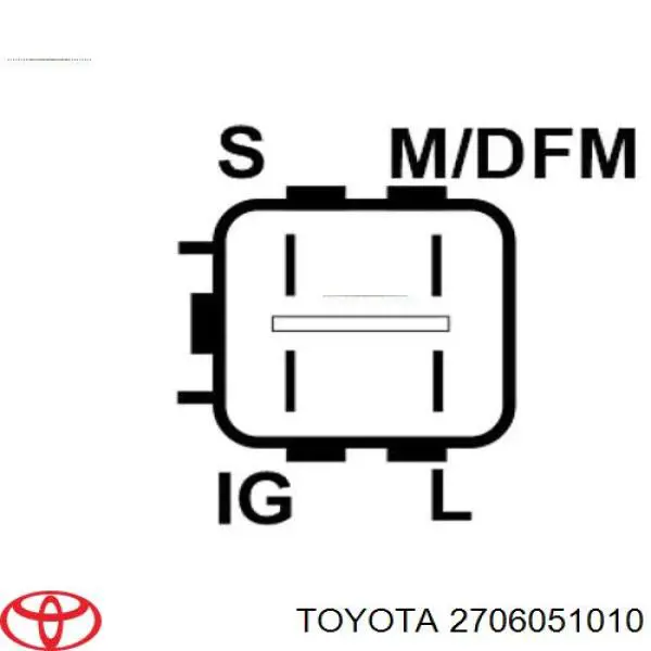 Купить 2706051010 Toyota Генератор