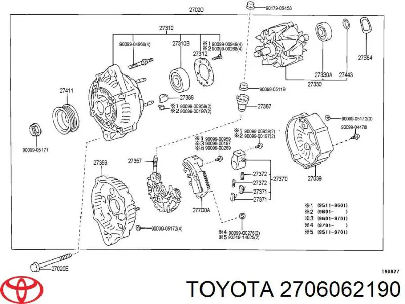  2706062190 Toyota