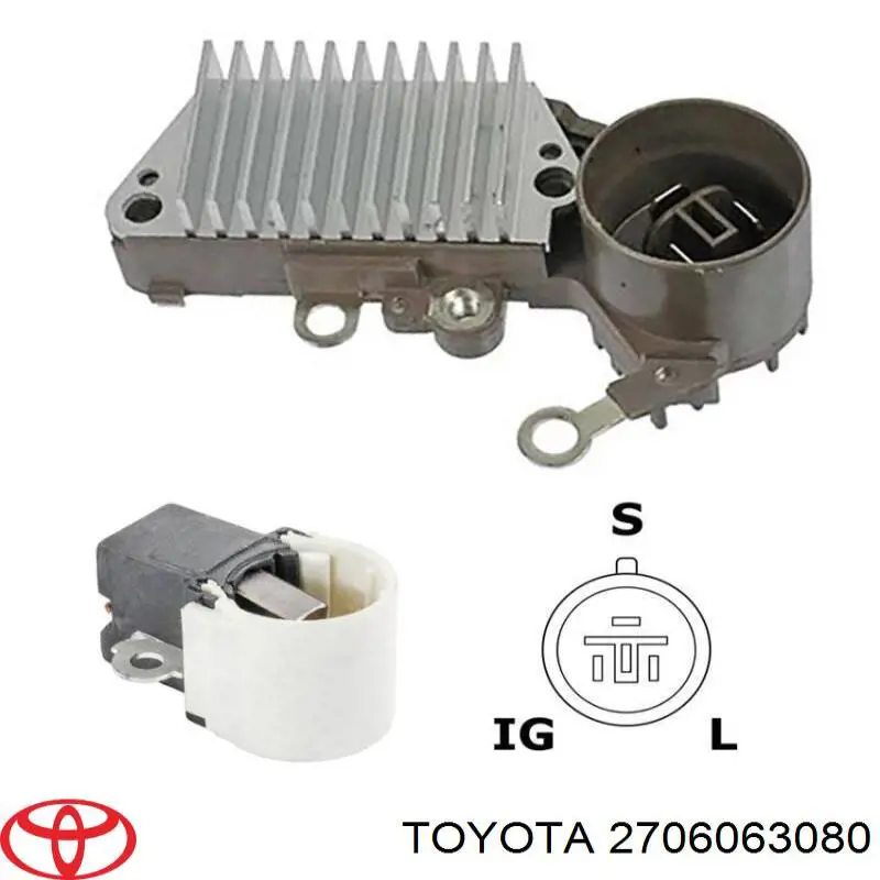 2706063080 Toyota генератор