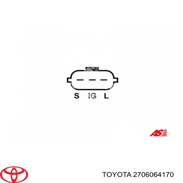 Генератор 270606417084 Toyota