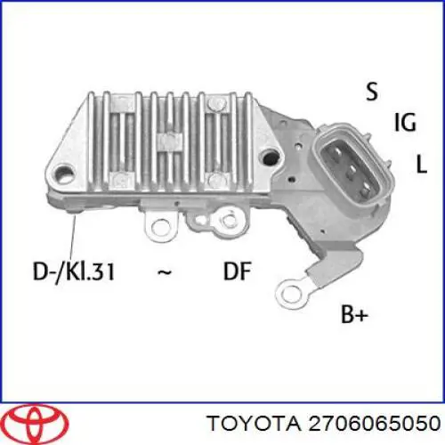 2706065050 Toyota генератор