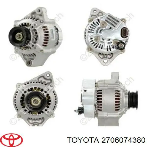 Alternador 2706074380 Toyota