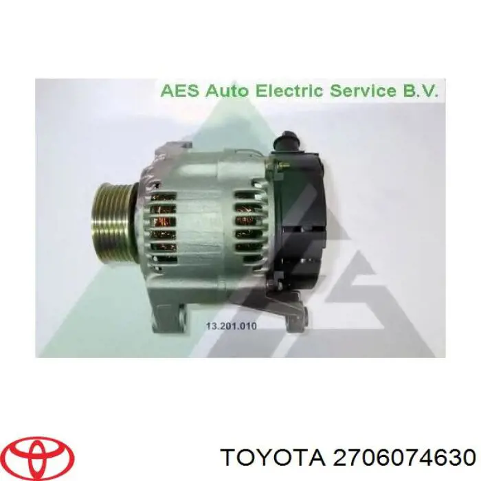 Alternador 2706074630 Toyota