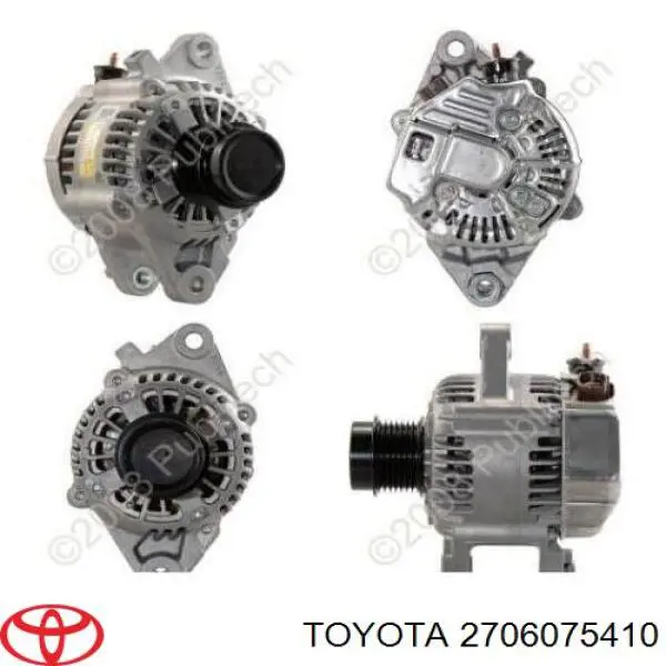 Автомобильный генератор Toyota 2706075490 цена, от 115.51 USD