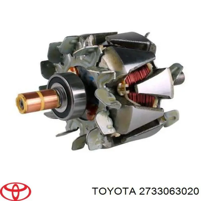 Якорь (ротор) генератора на Toyota Hiace III 