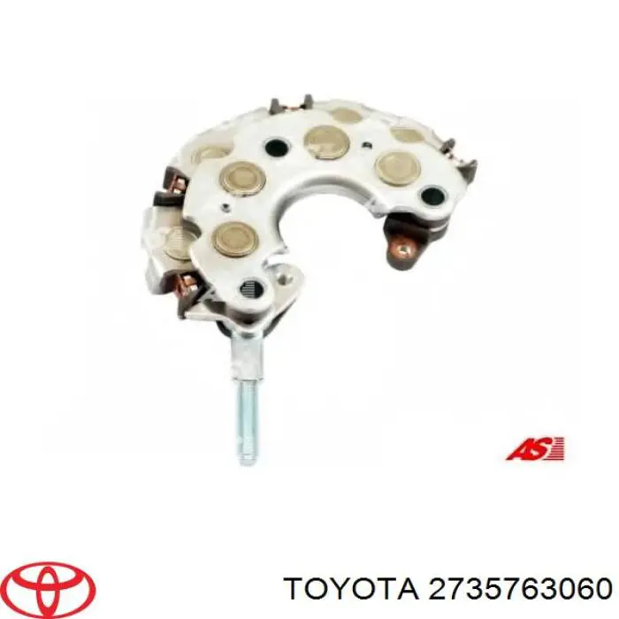 Alternador Diodo Puente Rectificador 2735763060 Toyota