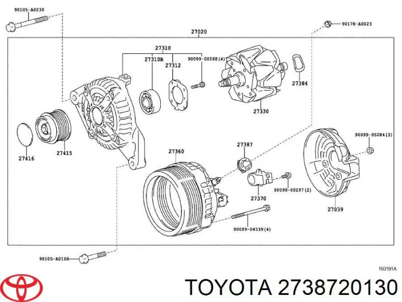 2738720130 Toyota 