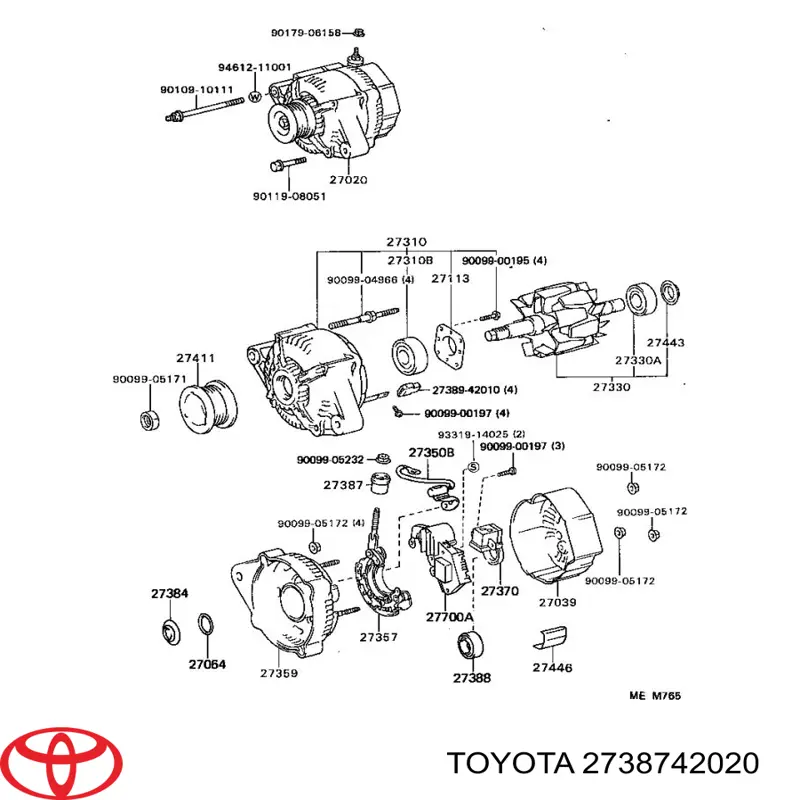  2738742020 Toyota