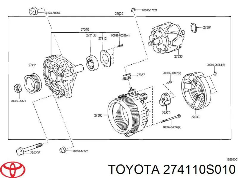 274110S010 Toyota 