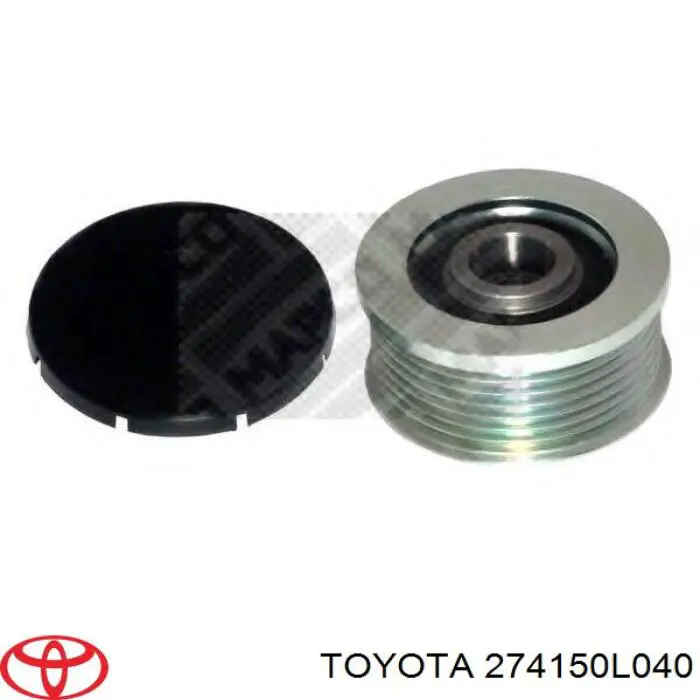 Инерционный шкив Toyota 274150L040 цена, от 28.46 USD