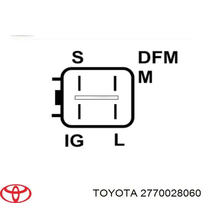 2770028060 Toyota Реле-регулятор напряжения