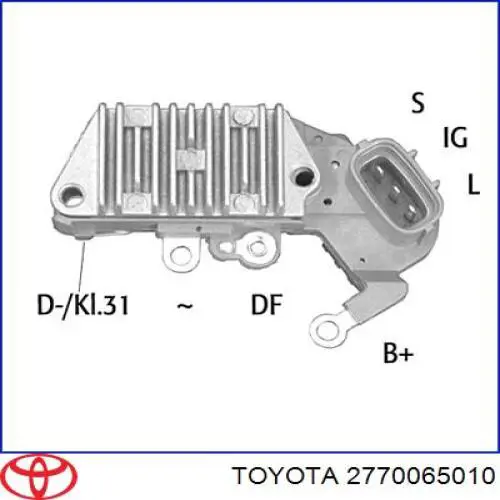 Regulador De Rele Del Generador (Rele De Carga) 2770065010 Toyota