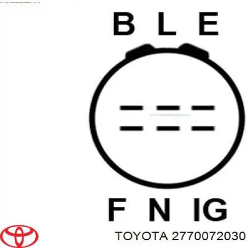 Relê-regulador do gerador (relê de carregamento) Toyota 2770072030 preço, a partir de 160,28 USD