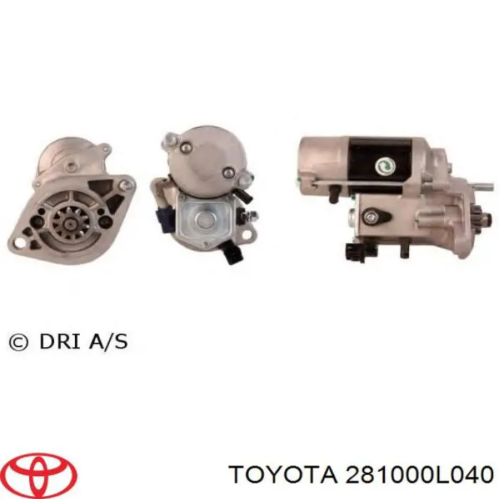 Стартер двигателя Toyota 281000L041