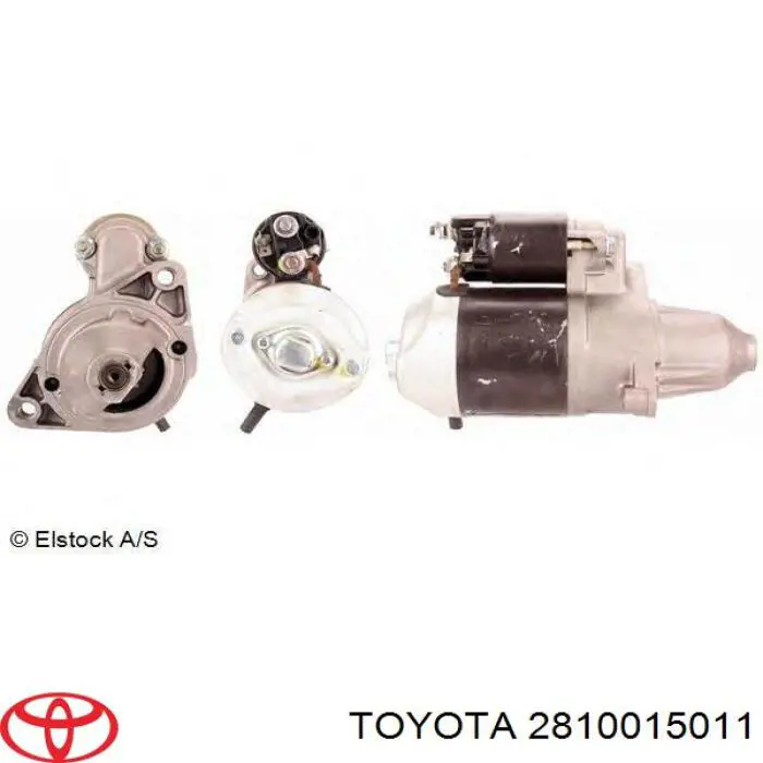 2810015011 Toyota Стартер автомобиля