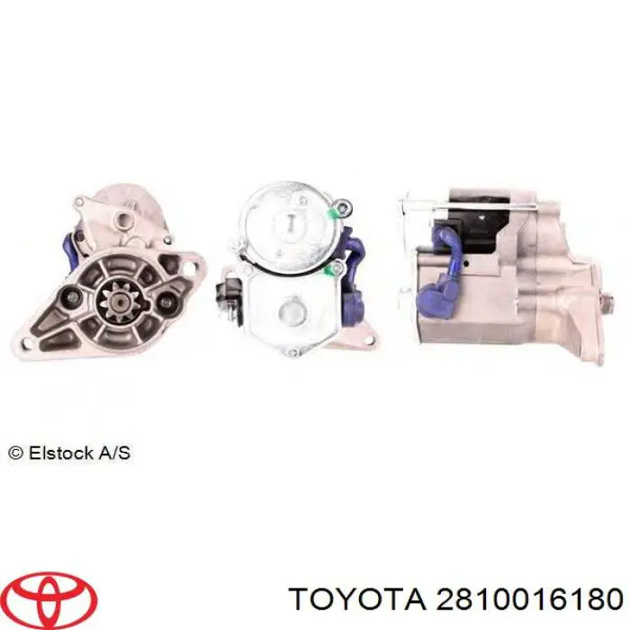 2810016180 Toyota стартер
