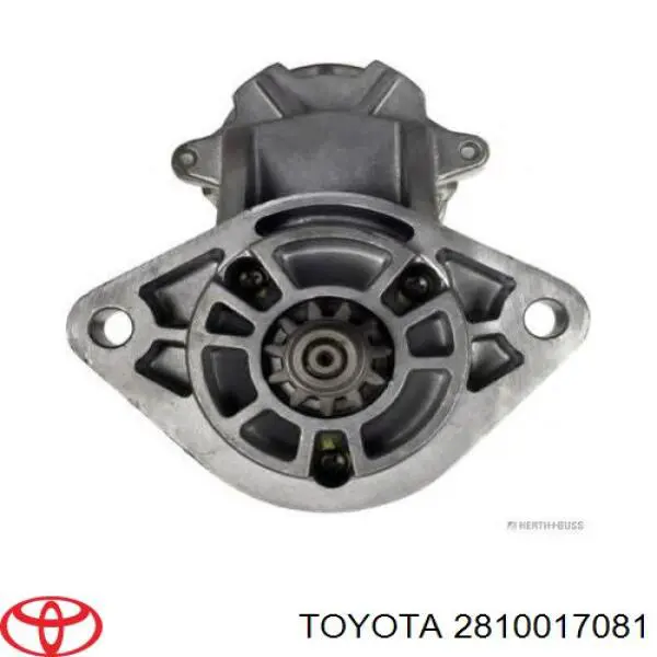 2810017081 Toyota Стартер автомобиля