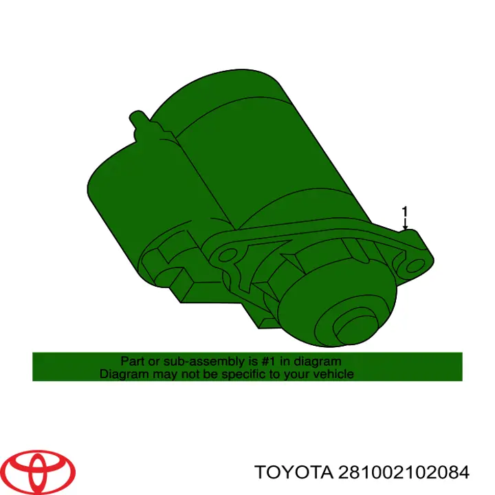 2810021031 Toyota стартер