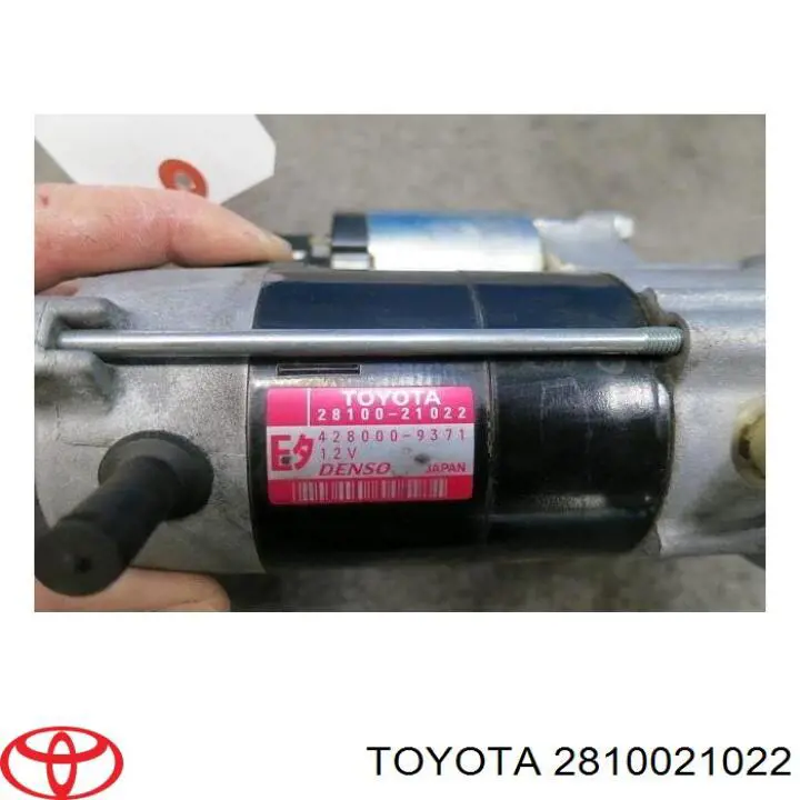Стартер двигателя Toyota 2810021022