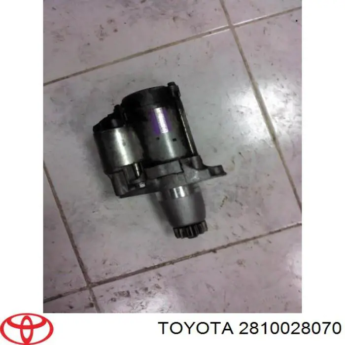 2810028070 Toyota Стартер автомобиля