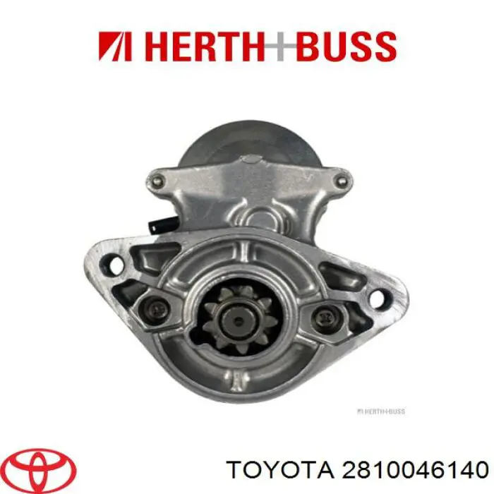 Стартер двигателя Toyota 2810046140