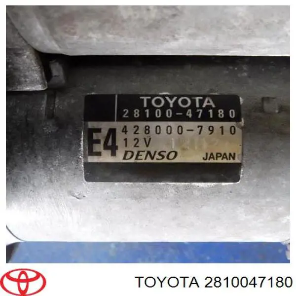 2810047180 Toyota motor de arranco