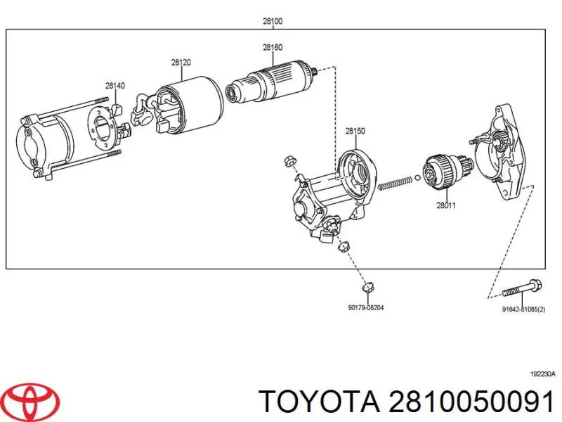 2810050091 Toyota 