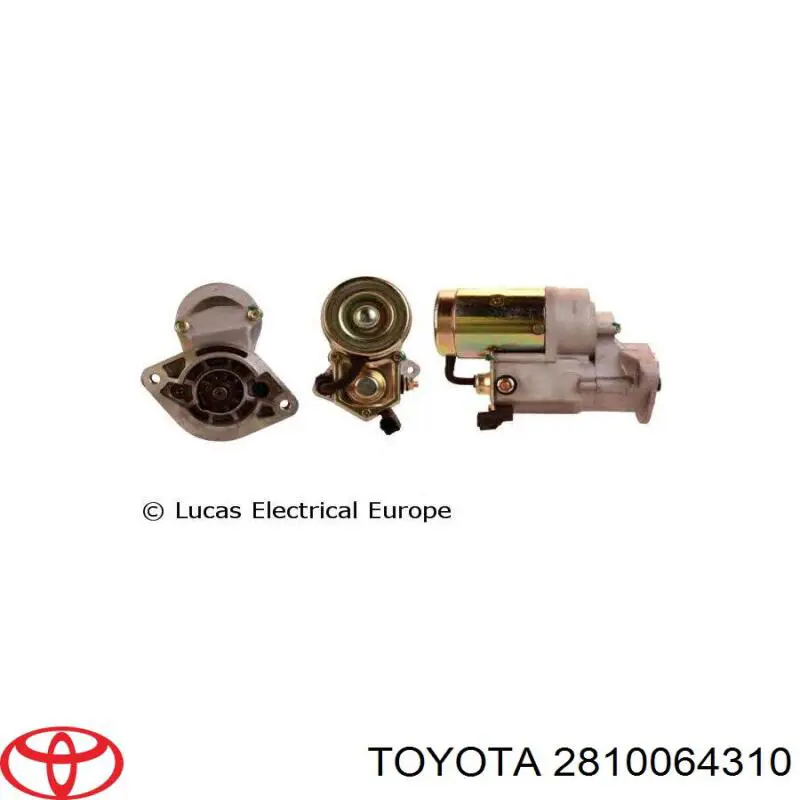 2810064310 Toyota Стартер автомобиля