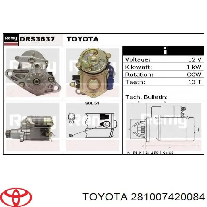 281007420084 Toyota