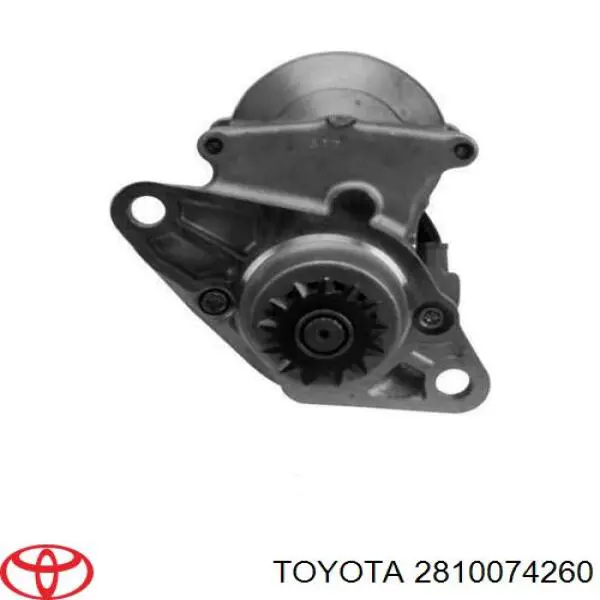Стартер двигателя Toyota 2810074260