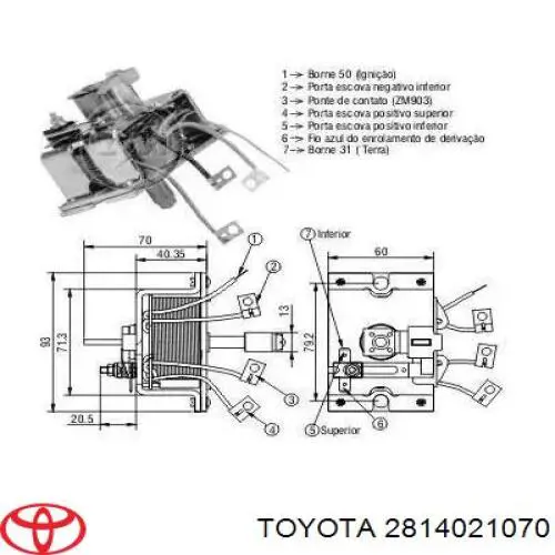  2814021070 Toyota