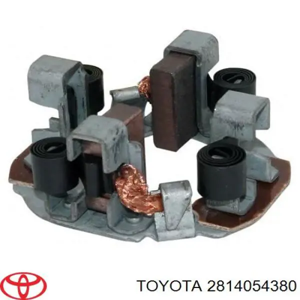 Soporte, escobillas de carbón, motor de arranque 2814054380 Toyota