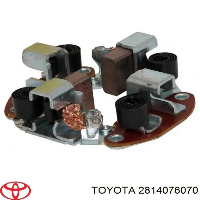 Soporte, escobillas de carbón, motor de arranque 2814076070 Toyota