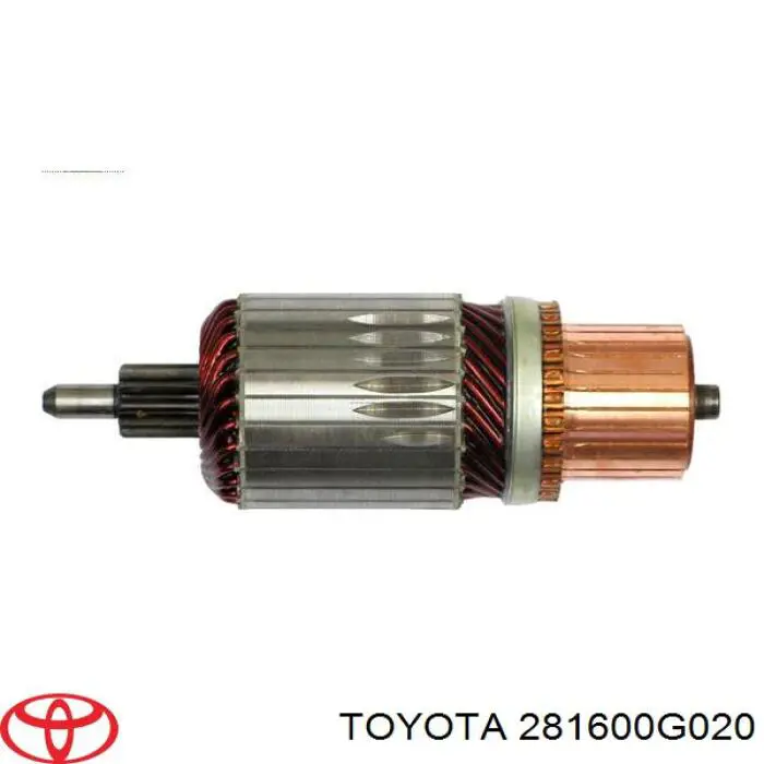 Induzido (rotor) do motor de arranco para Toyota Avensis (T27)