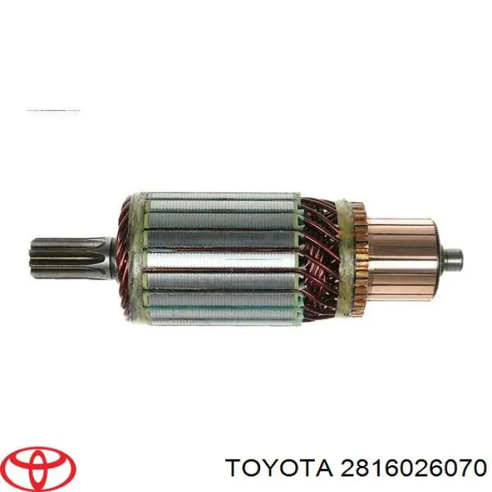 2816026070 Toyota якорь (ротор стартера)
