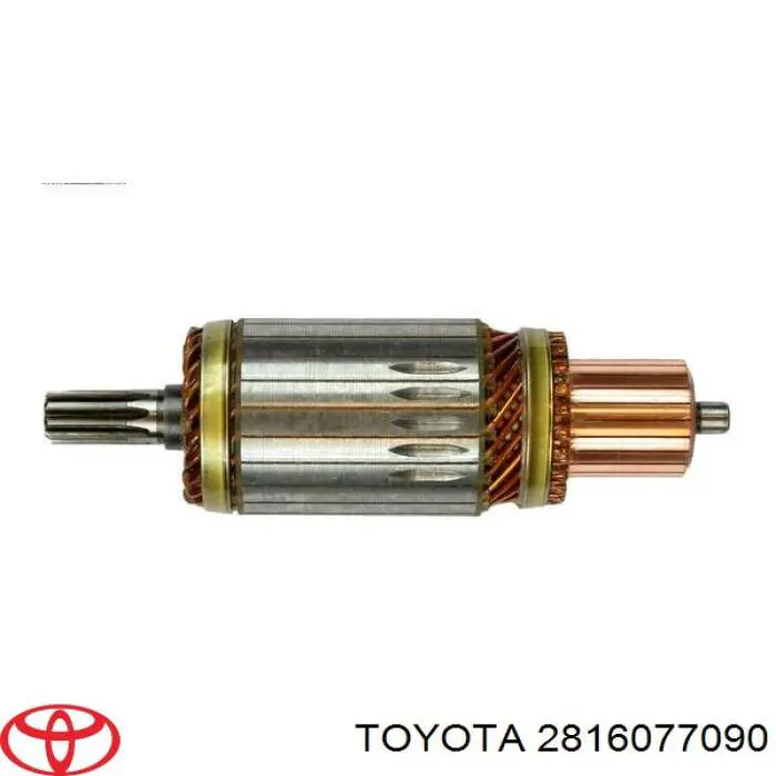Induzido (rotor) do motor de arranco para Toyota Land Cruiser (J8)